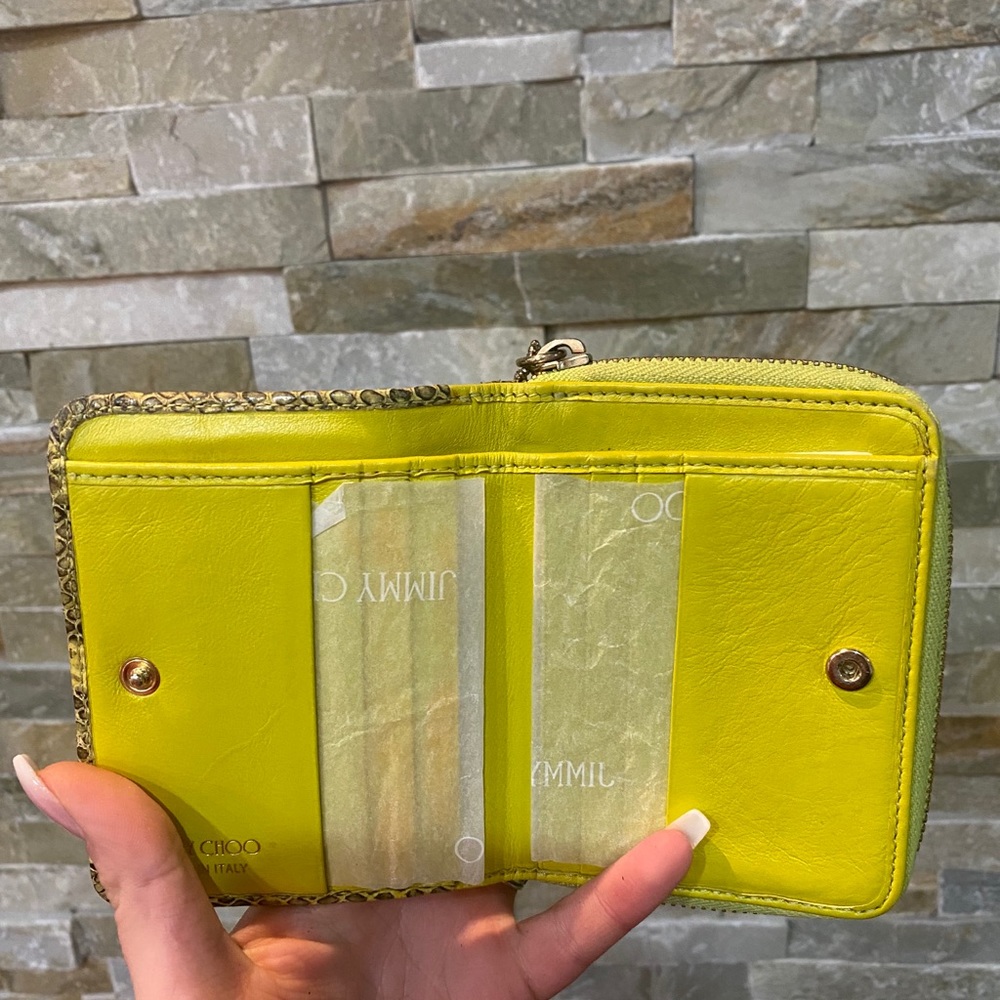 Jimmy Choo Python Print Wallet - image 5